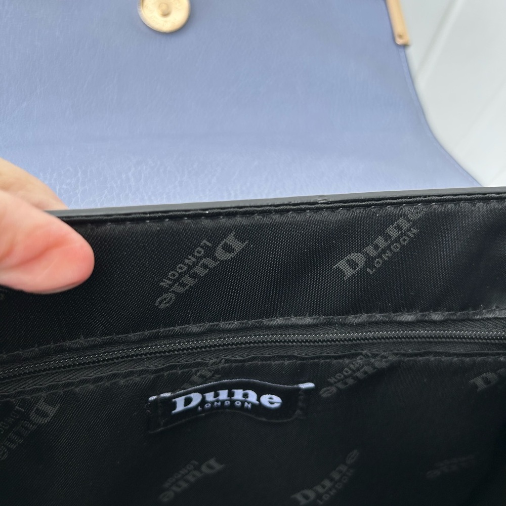 Dune London Gray and Blue Handbag - Picture 4 of 11